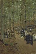 Max Liebermann Memorial Service for Emperor Frederick at Kosen painting